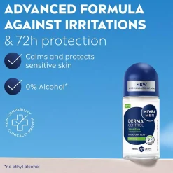 NIVEAMEN Derma Control Antiperspirant Deo Sensitive Roll On 50 ml