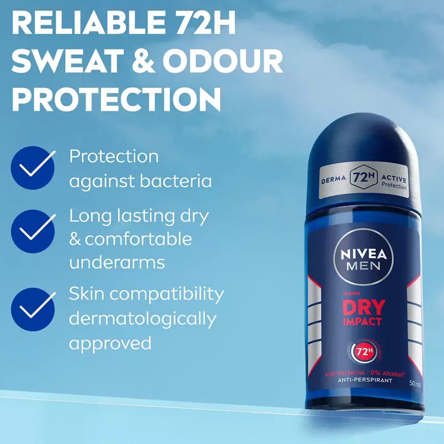 NIVEAMEN Dry Impact Roll On Mini 25 ml