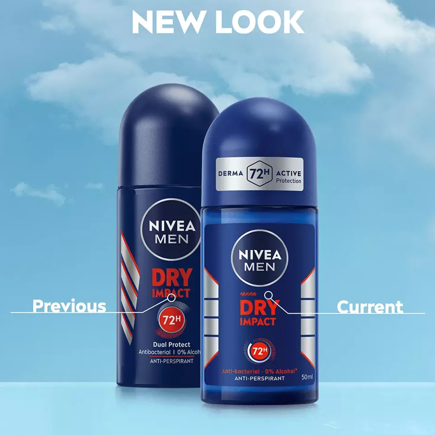 NIVEAMEN Dry Impact Roll On Mini 25 ml