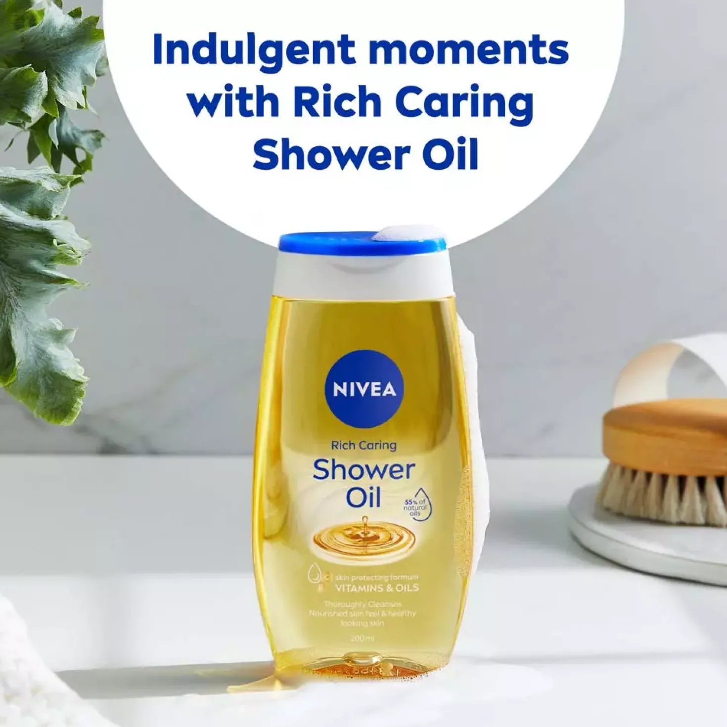 NIVEA Rich Caring Shower Oil 200 ml