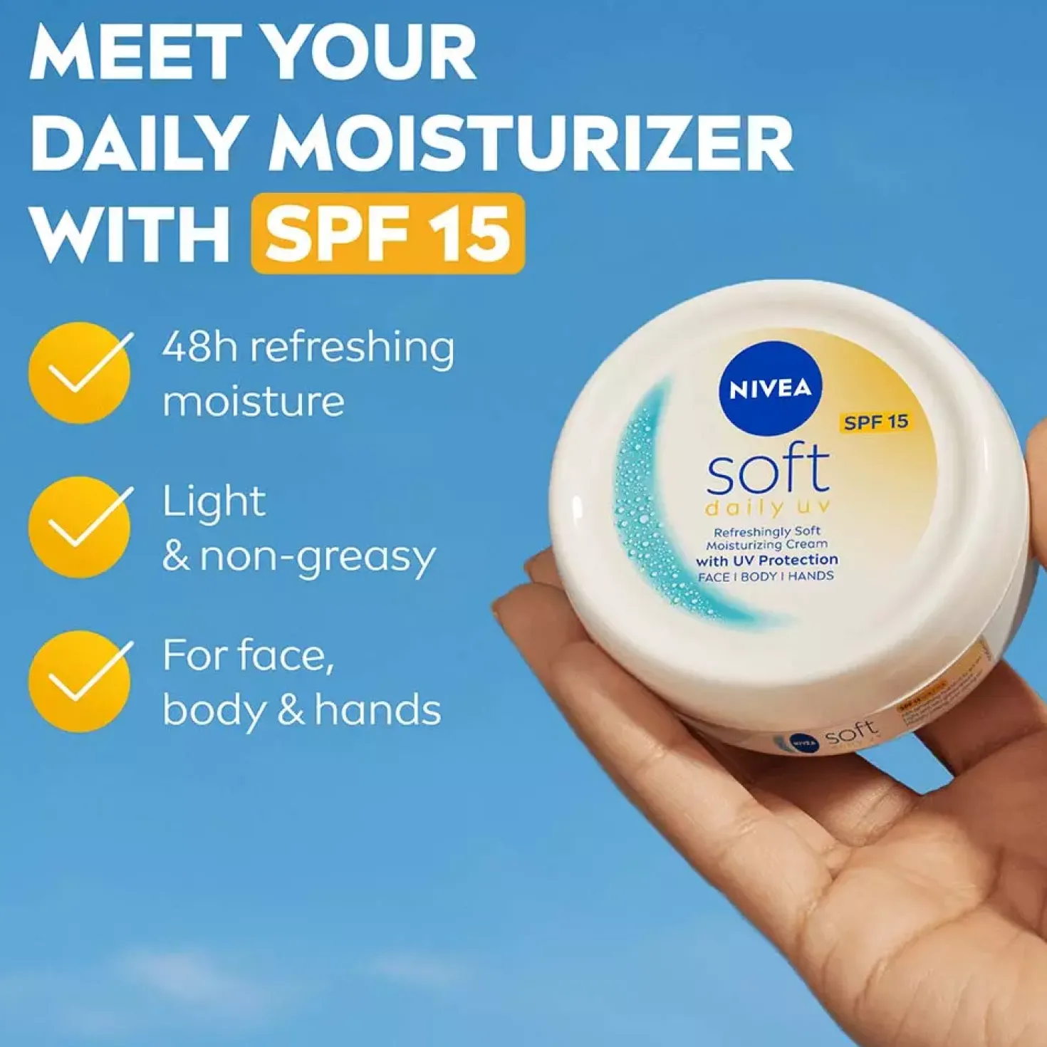 NIVEA Soft Daily UV 100 ml