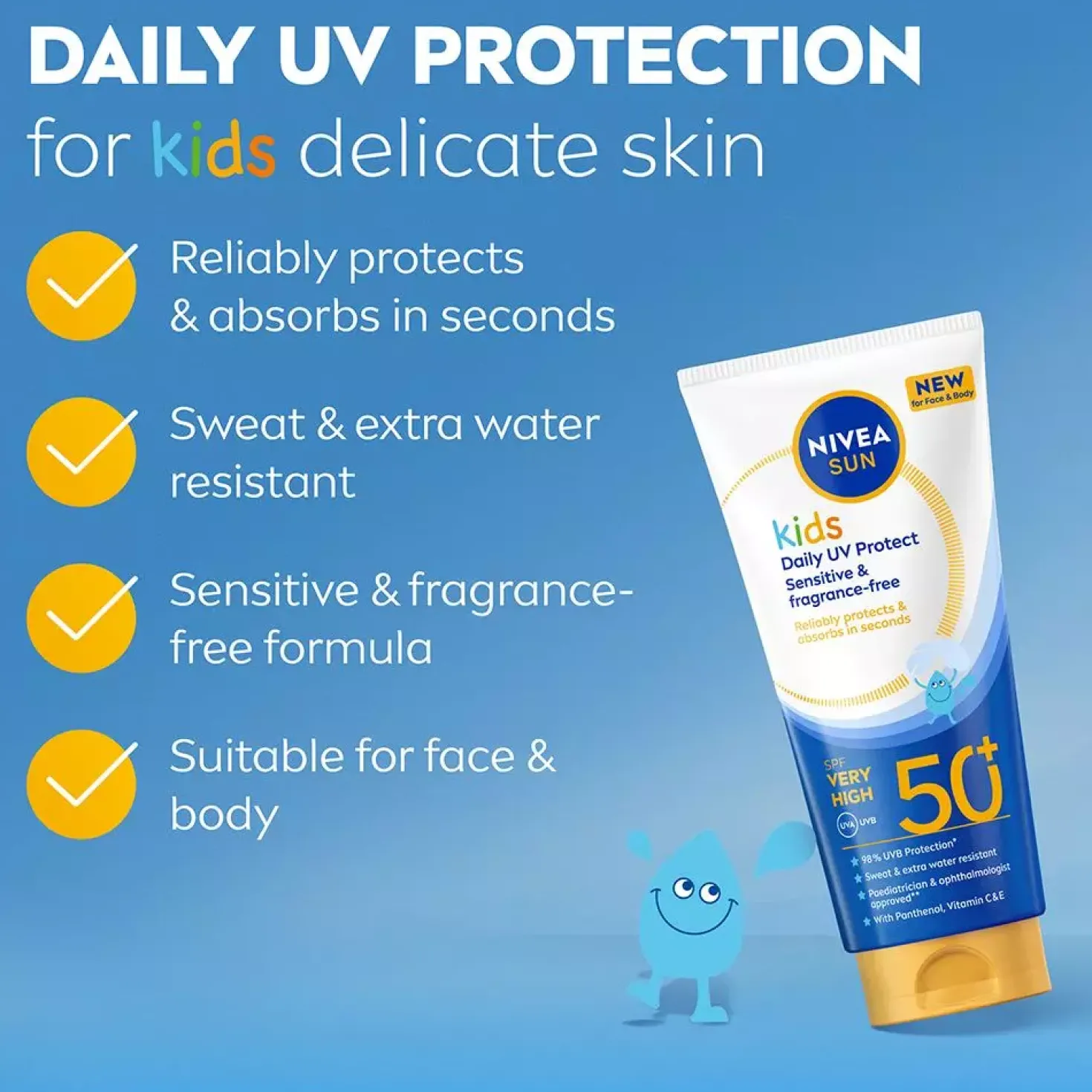 NIVEASUN Kids Daily UV Protect SPF50+ 100 ml