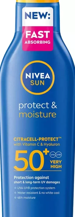 NIVEASUN Protect & Moisture Sun Lotion SPF 50+ 200 ml