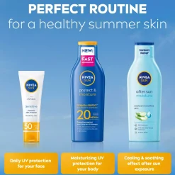 NIVEASUN Protect & Moisture Sun Lotion SPF20 200 ml