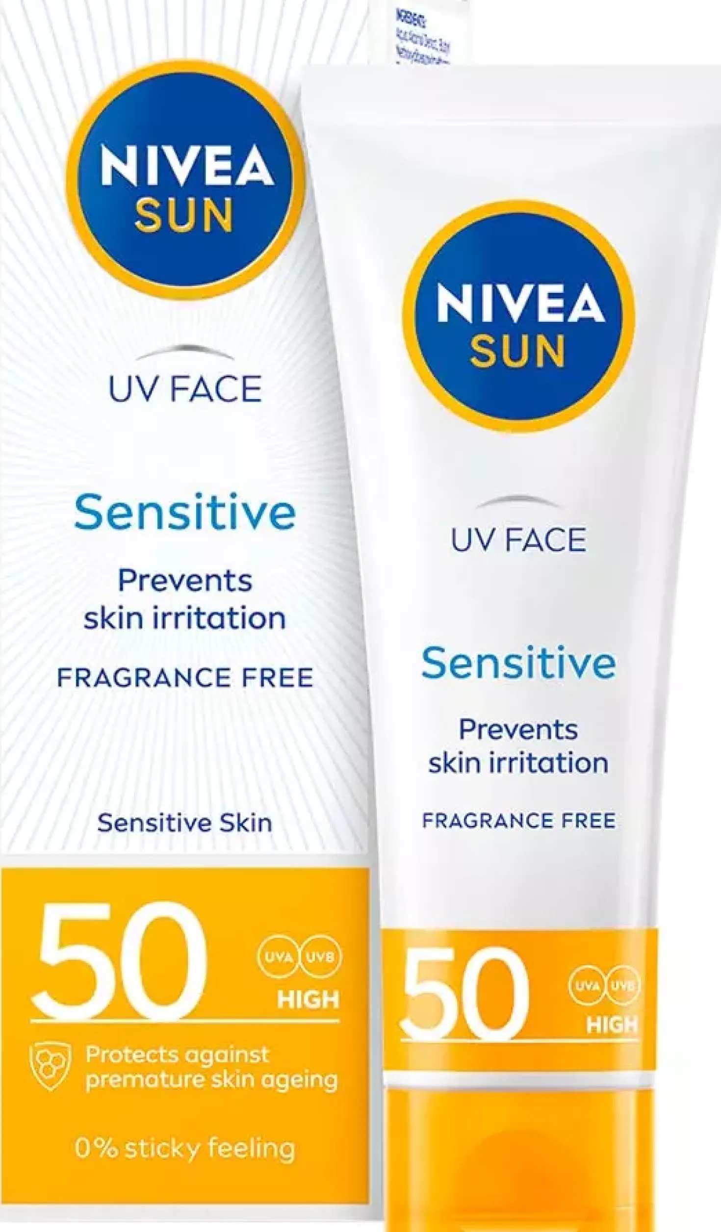 NIVEASUN UV Face Sensitive Cream SPF 50+ 40 ml