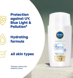 NIVEASUN UV Face Specialist Triple Protect Fluid SPF50+ 40 ml