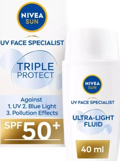 NIVEASUN UV Face Specialist Triple Protect Fluid SPF50+ 40 ml
