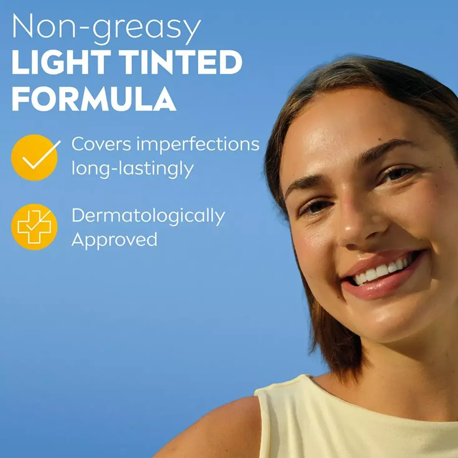NIVEASUN UV Face Specialist Ultra Light Daily Fluid, Light Tinted SPF 50+ 40 ml