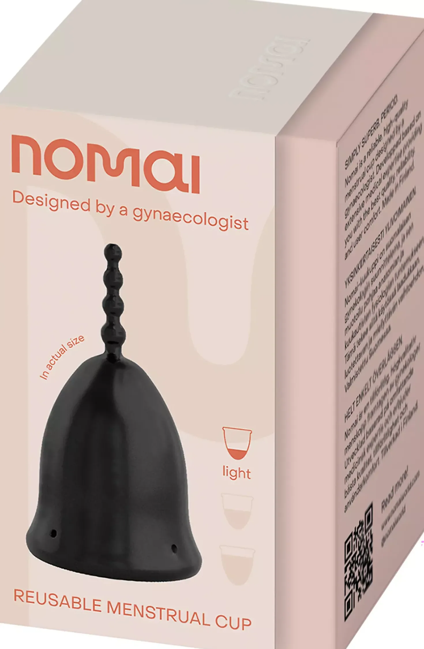 Nomai Menstrual Cup Light Black