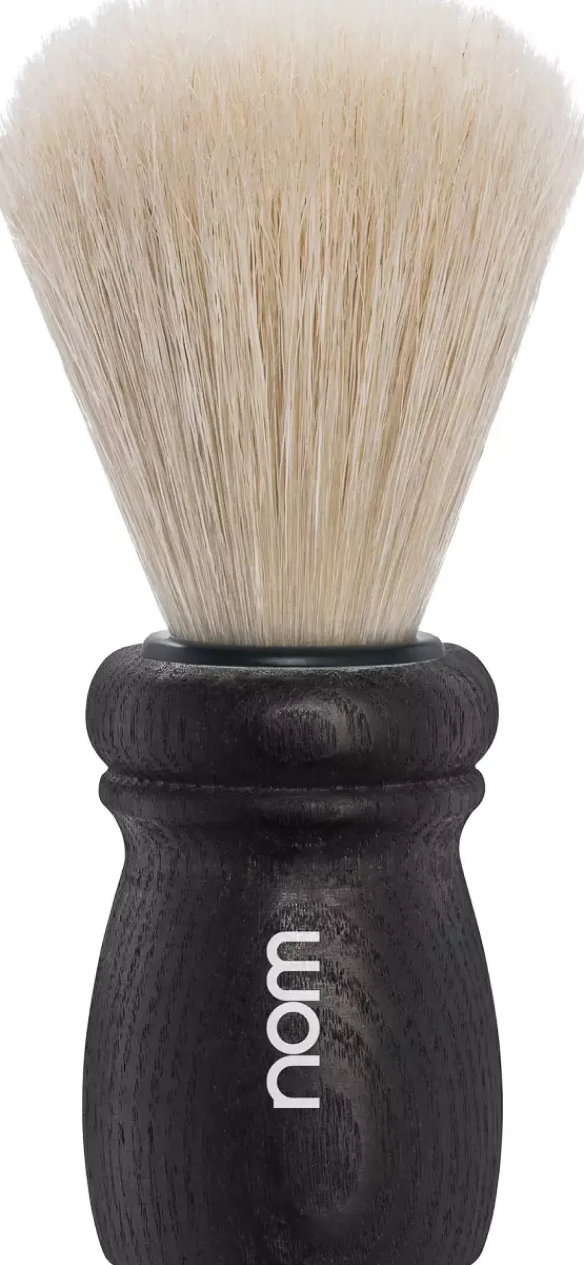 NOMALFRED Shaving Brush Natural Bristle Black Ash