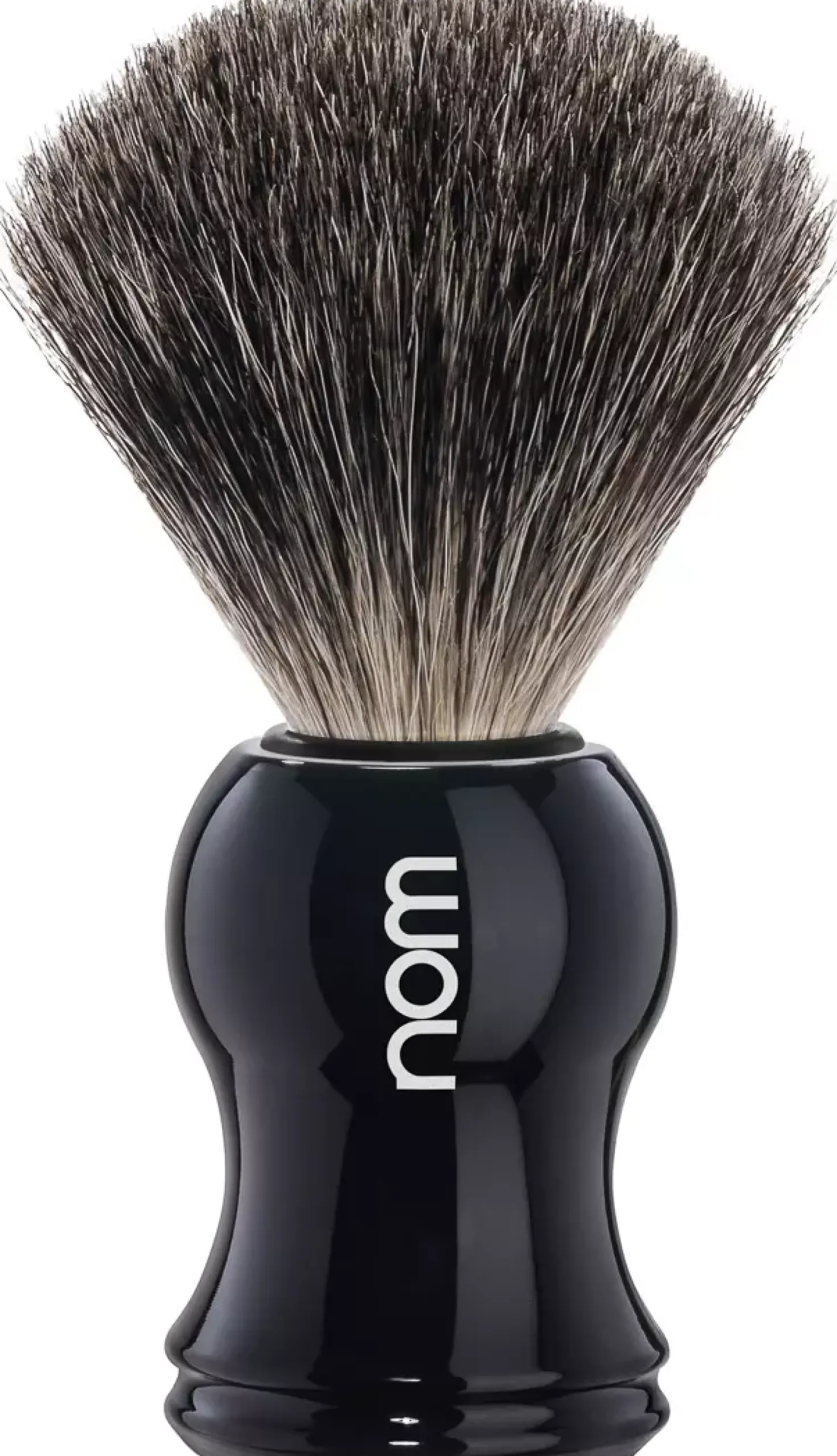 NOMGUSTAV Shaving Brush Pure Badger Black