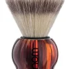 NOMGUSTAV Shaving Brush Pure Bristle Havanna