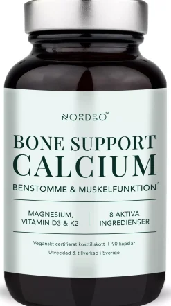 Nordbo Bone Support Calcium, 90 kap 90 stk