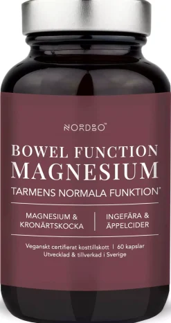 Nordbo Bowel Function Magnesium 60 stk