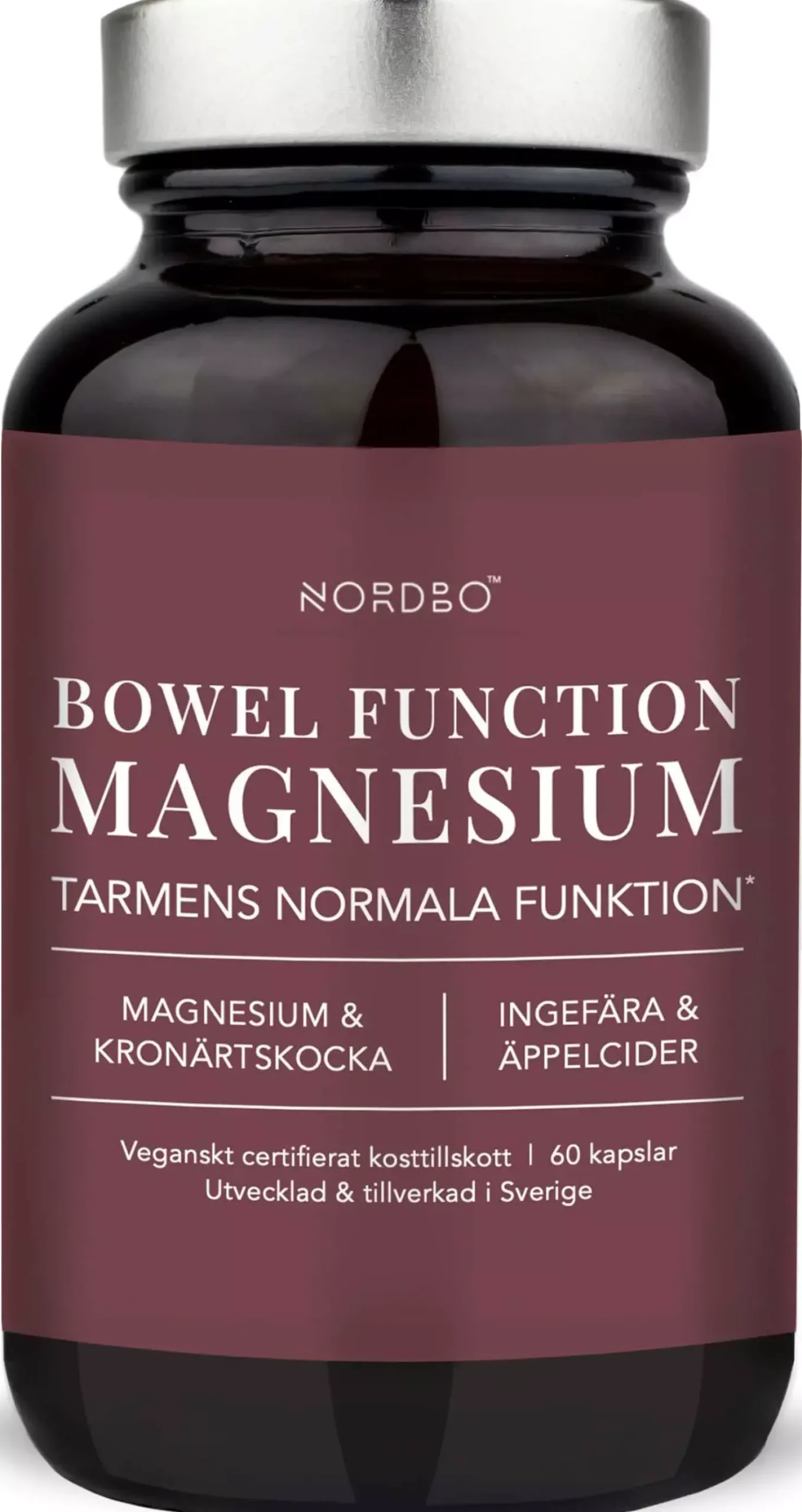 Nordbo Bowel Function Magnesium 60 stk