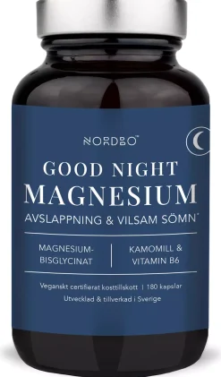 Nordbo Good Night Magnesium 180 stk