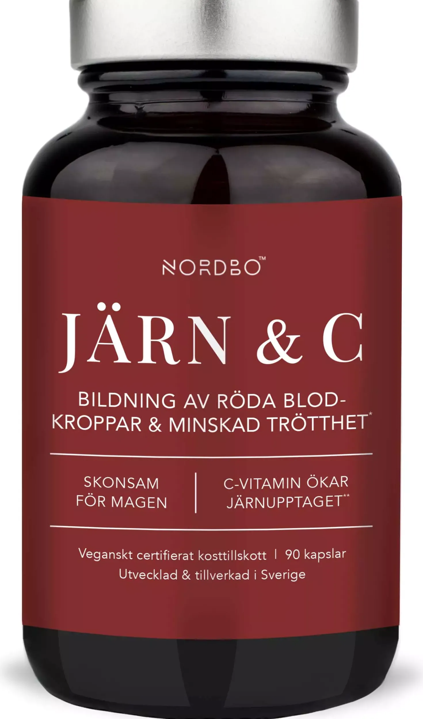 Nordbo Järn & C-vitamin 90 kap
