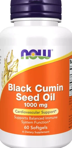 NOW Black Cumin Seed Oil 1000 Mg 60 stk