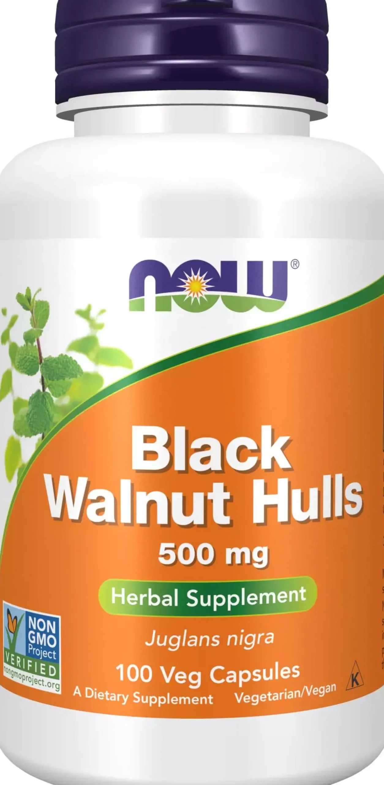 NOW Black Walnut Hulls 500 mg 100 stk