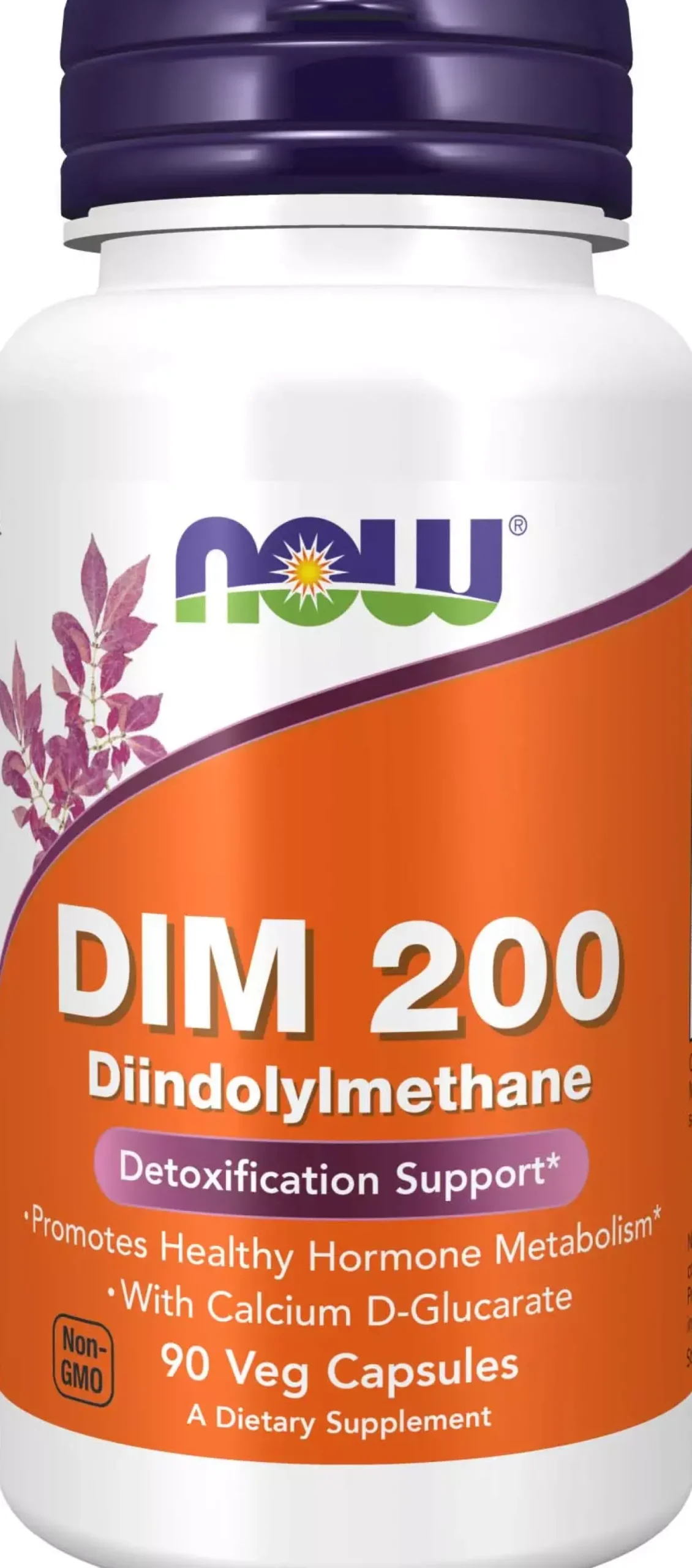 NOW Dim 200 W/ Calcium D-Glucarate 90 stk