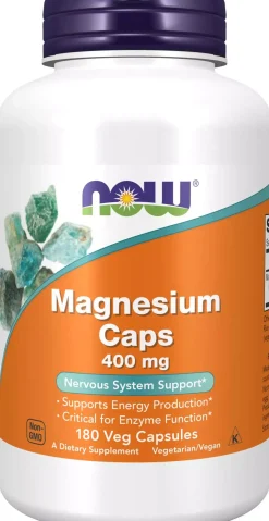 NOW Magnesium 400 Mg 180 stk