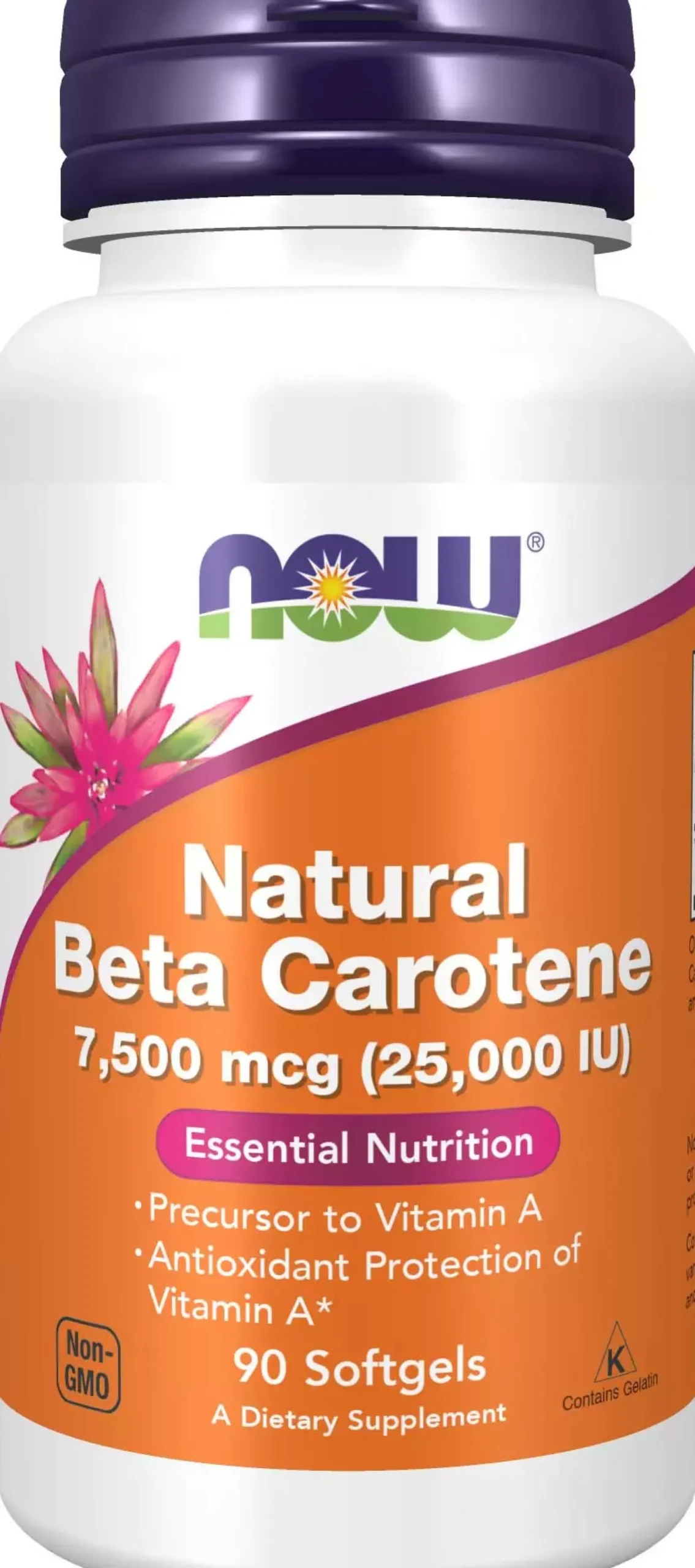 NOW Nat Beta Carotene 25000 90 stk