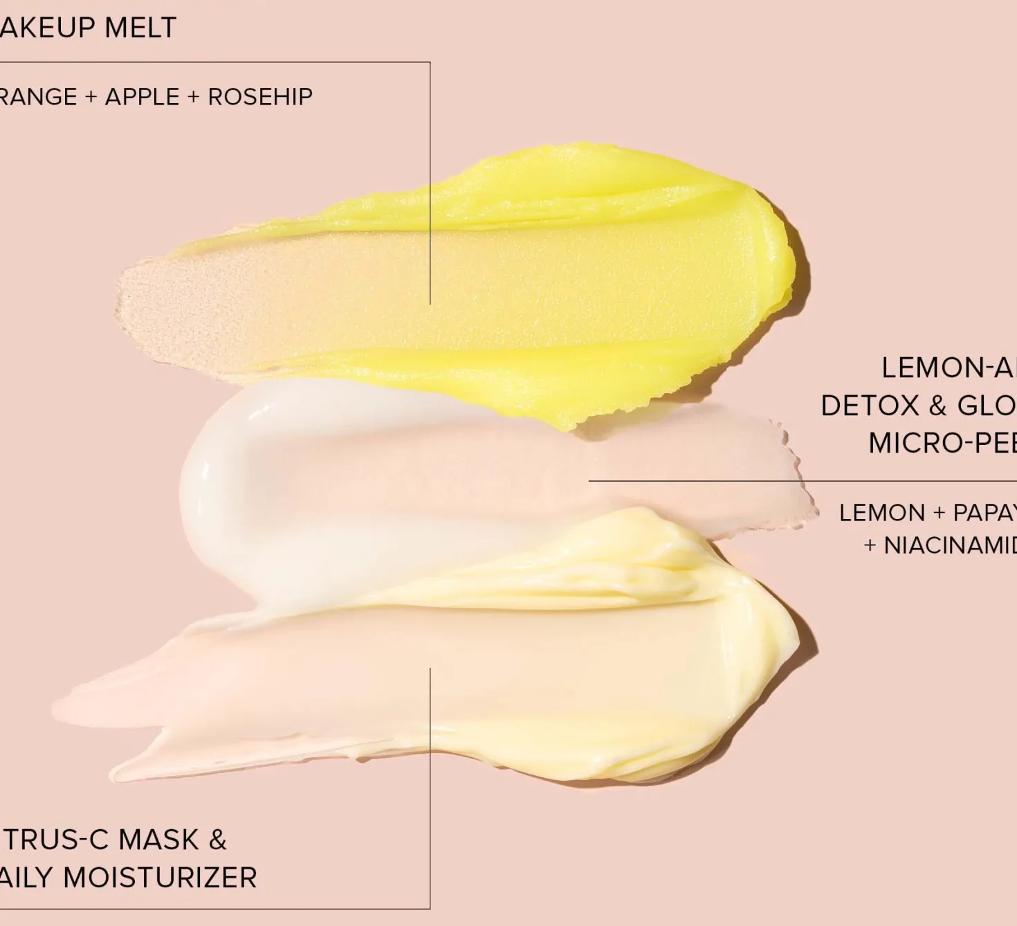 Nudestix 3-Step Citrus Skin Renewal - Makeup (Melt, Micro-peel, Moisturizer)