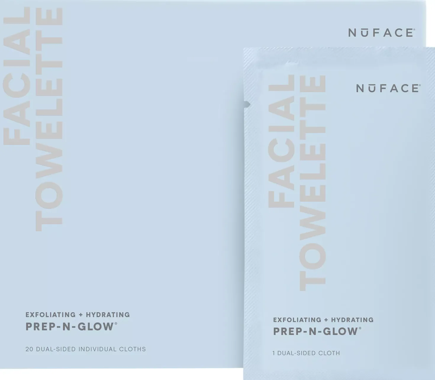 NuFACE Prep-N-Glow Cleansing Cloth 5 stk