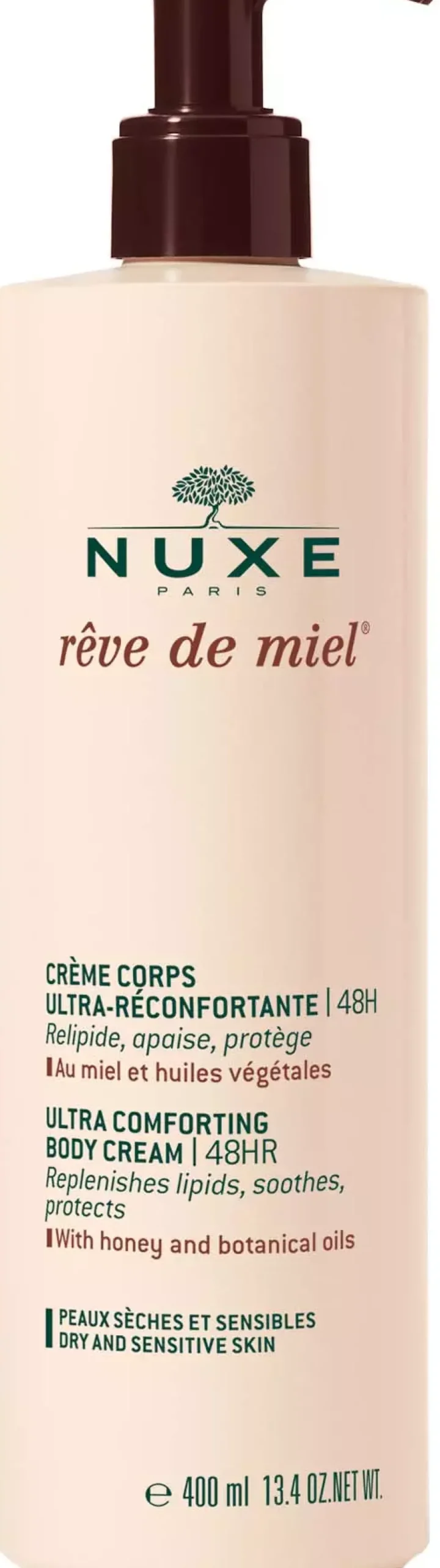 Nuxerêve de miel Ultra Comforting Body Cream 48H 400 ml