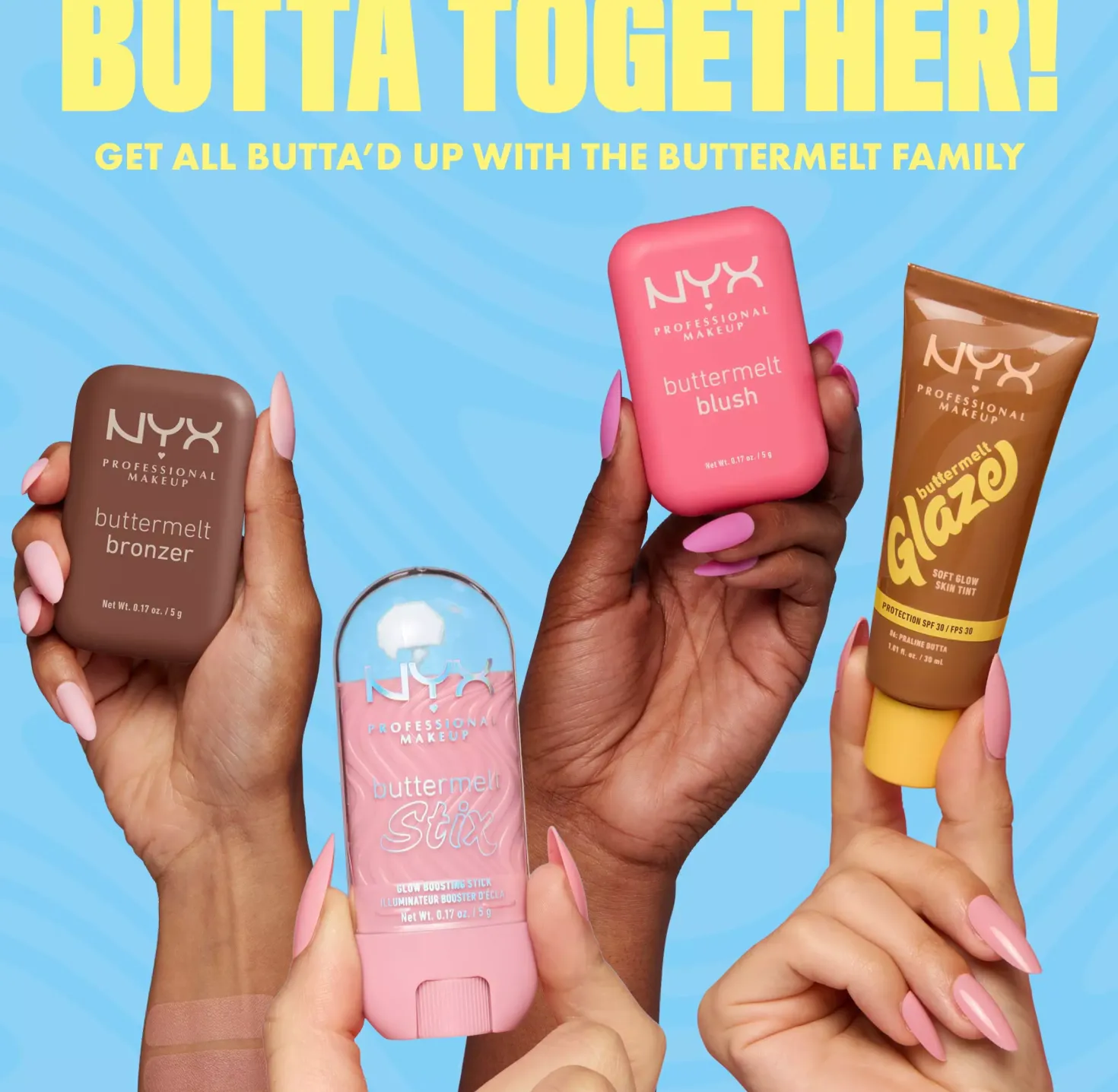 NYX PROFESSIONAL MAKEUP Buttermelt Glaze Highlighter Stix 07 That'S On Melt