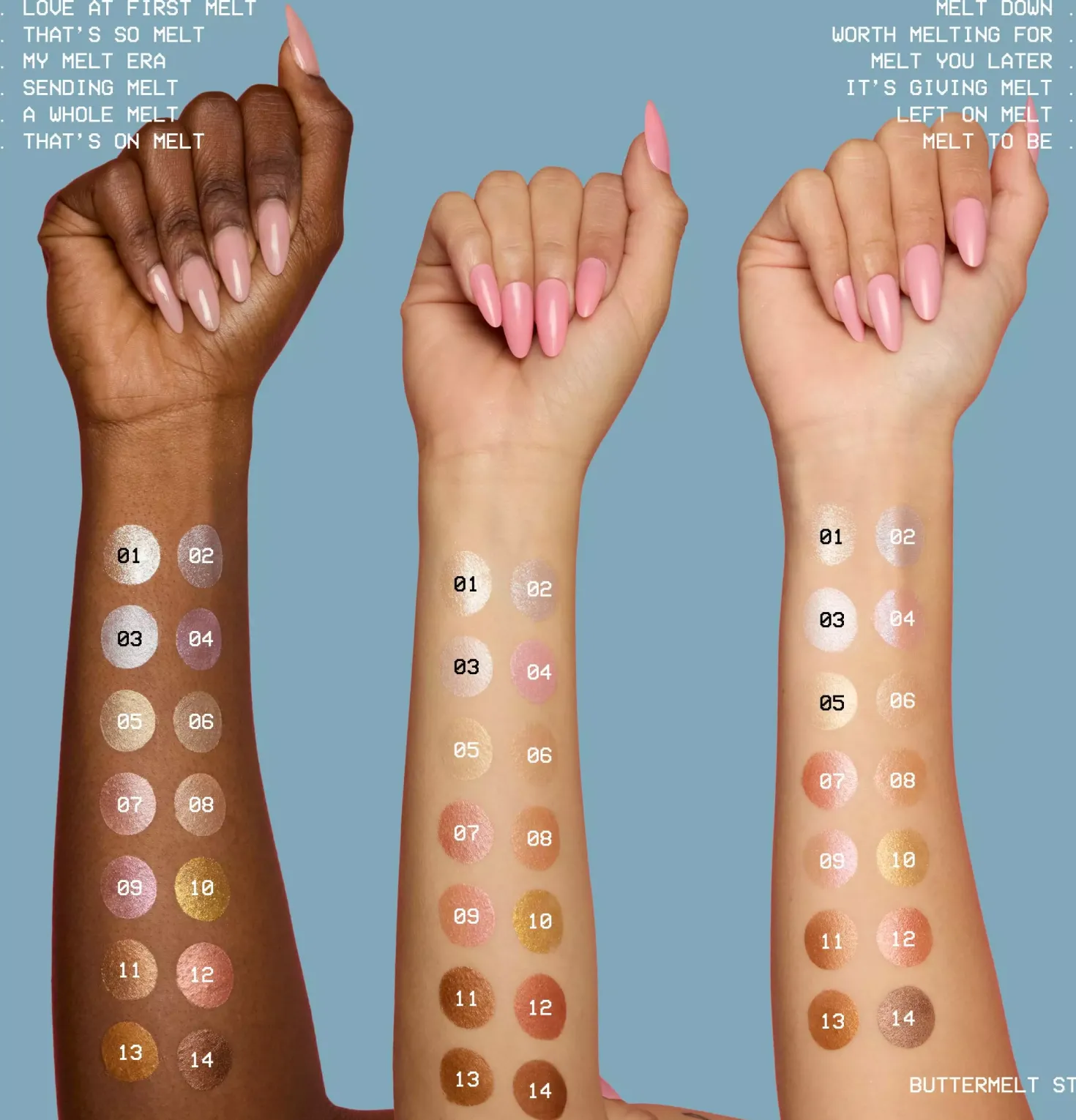 NYX PROFESSIONAL MAKEUP Buttermelt Glaze Highlighter Stix 01 Big Melt Energy