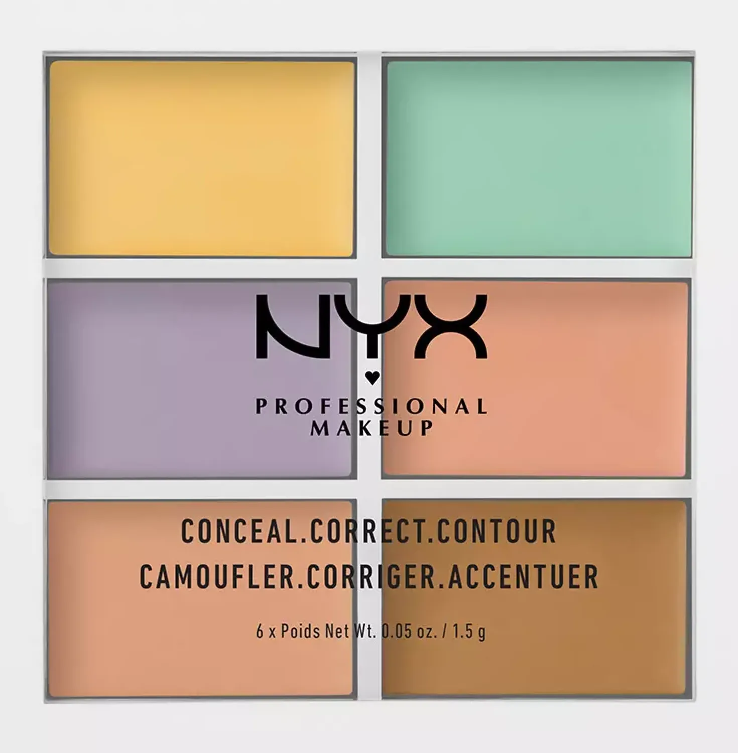 NYX PROFESSIONAL MAKEUP 3C Conceal Correct Contour Palette Light