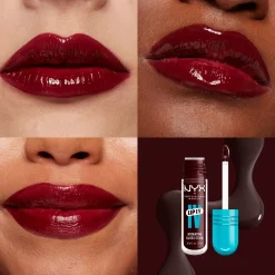 NYX PROFESSIONAL MAKEUP Lip I.V. Hydrating Gloss Stain Lip Gloss 17 Petal Pourin