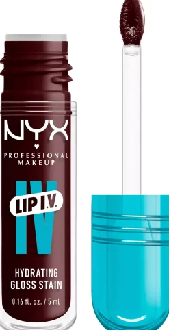 NYX PROFESSIONAL MAKEUP Lip I.V. Hydrating Gloss Stain Lip Gloss 17 Petal Pourin