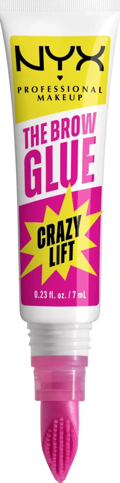 NYX PROFESSIONAL MAKEUP The Brow Glue Crazy Lift Lamination Gel 01 Transparent