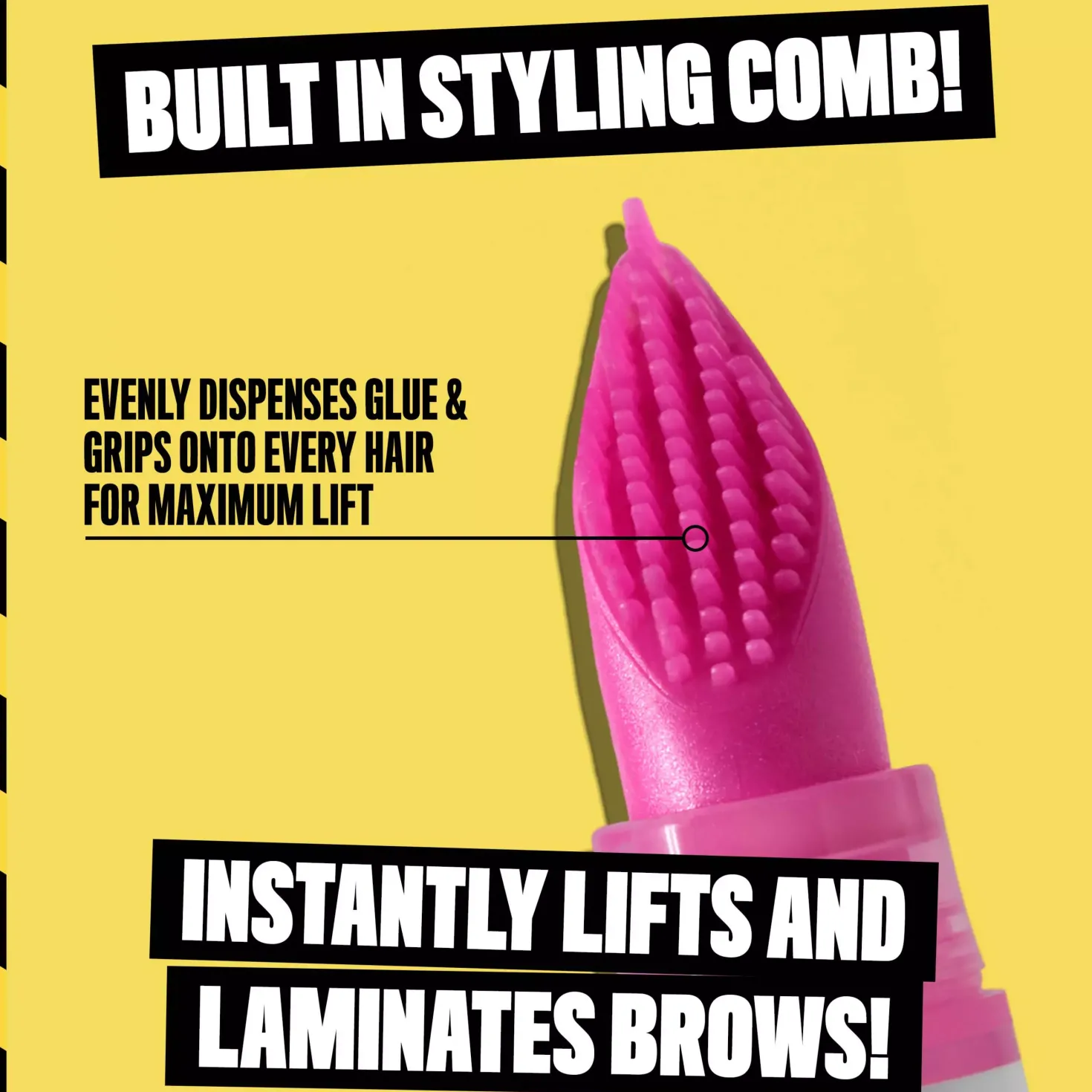 NYX PROFESSIONAL MAKEUP The Brow Glue Crazy Lift Lamination Gel 01 Transparent