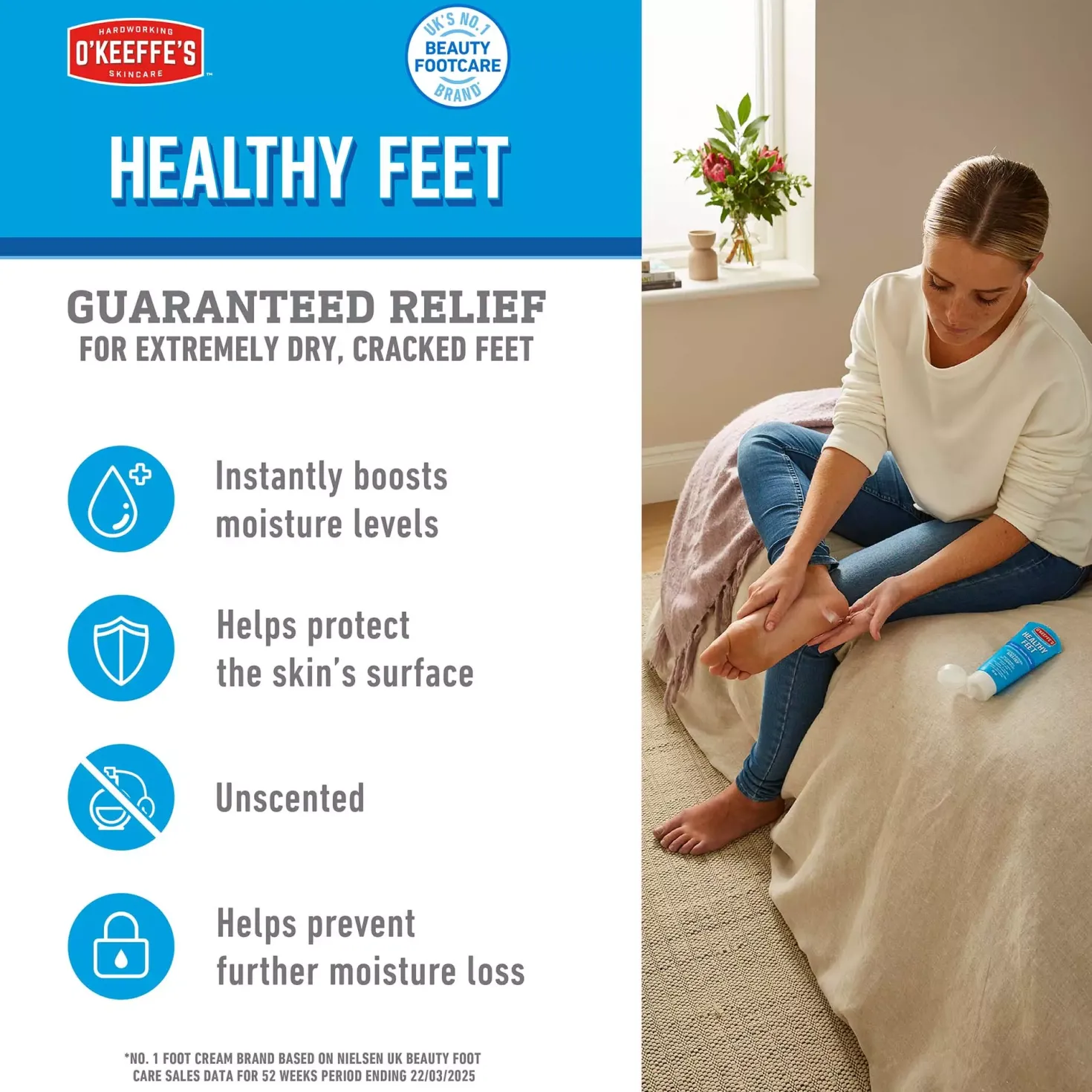 O´Keeffe´s Healthy Feet Foot Cream 80 ml