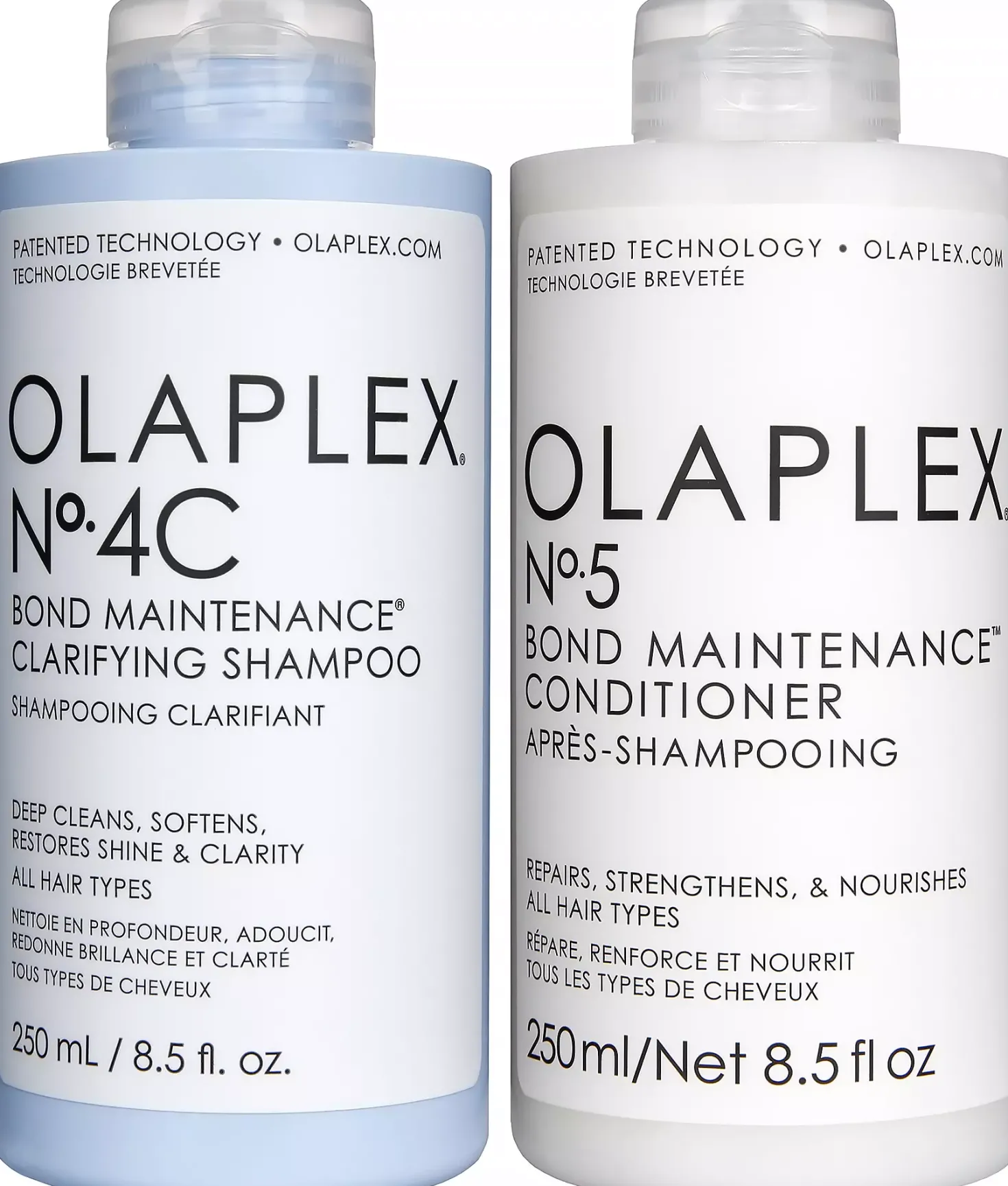 Olaplex Bond Maintenance Bundle No.4C Shampoo 250 ml & No.5 Conditioner 250 ml