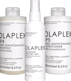 Olaplex Bundle No.4 Shampoo 250 ml & No.5 Conditioner 250 ml & Blow Dry Mist 150 ml