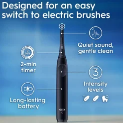 Oral B iO 2 Duo-pack Electric Toothbrushes Night Black & Forest Green