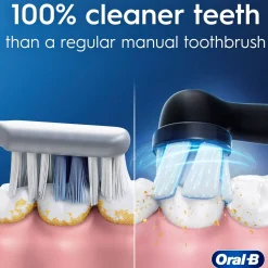 Oral B iO 2 Duo-pack Electric Toothbrushes Night Black & Forest Green