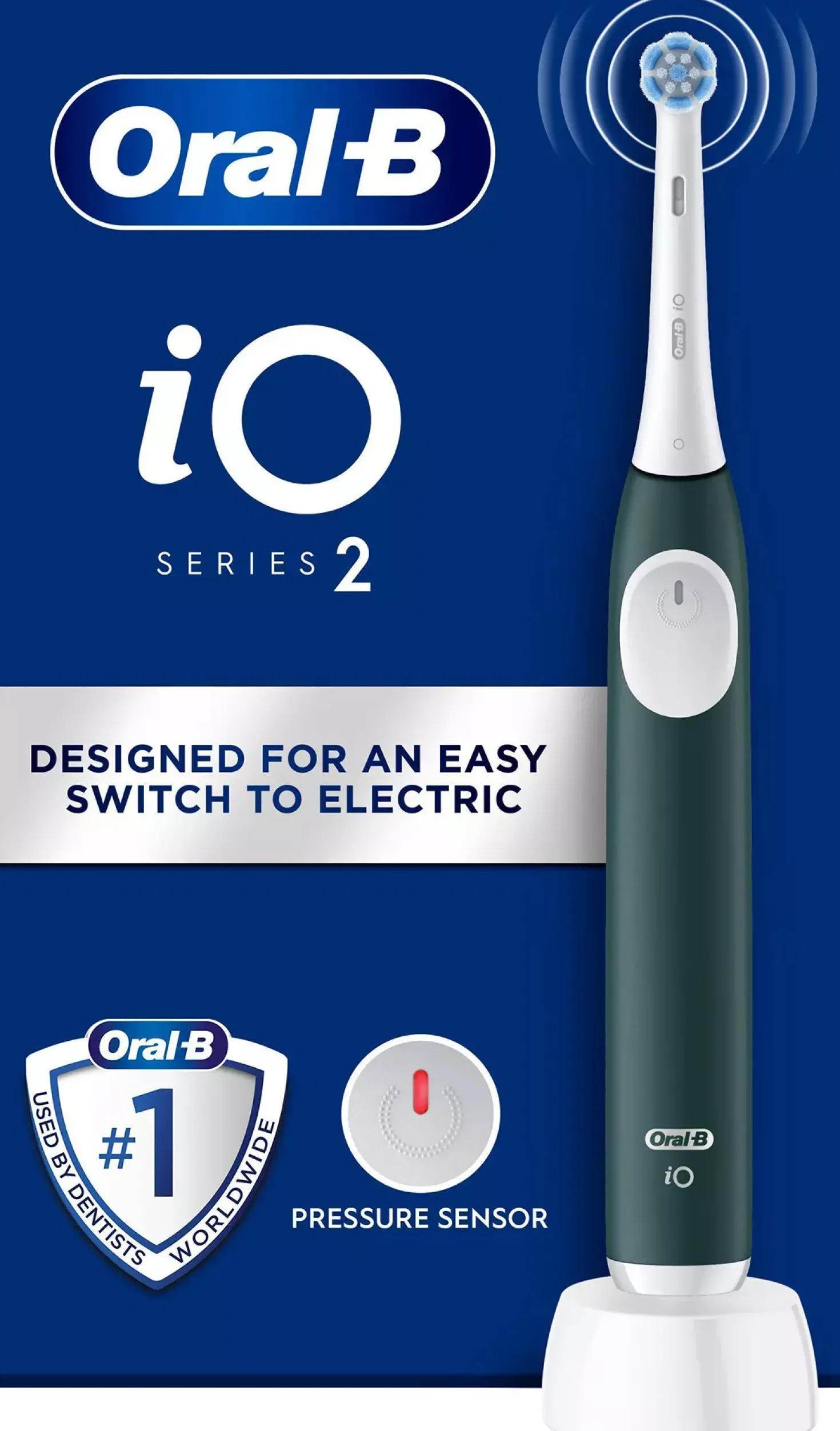 Oral B iO 2 Electric Toothbrush Forest Green