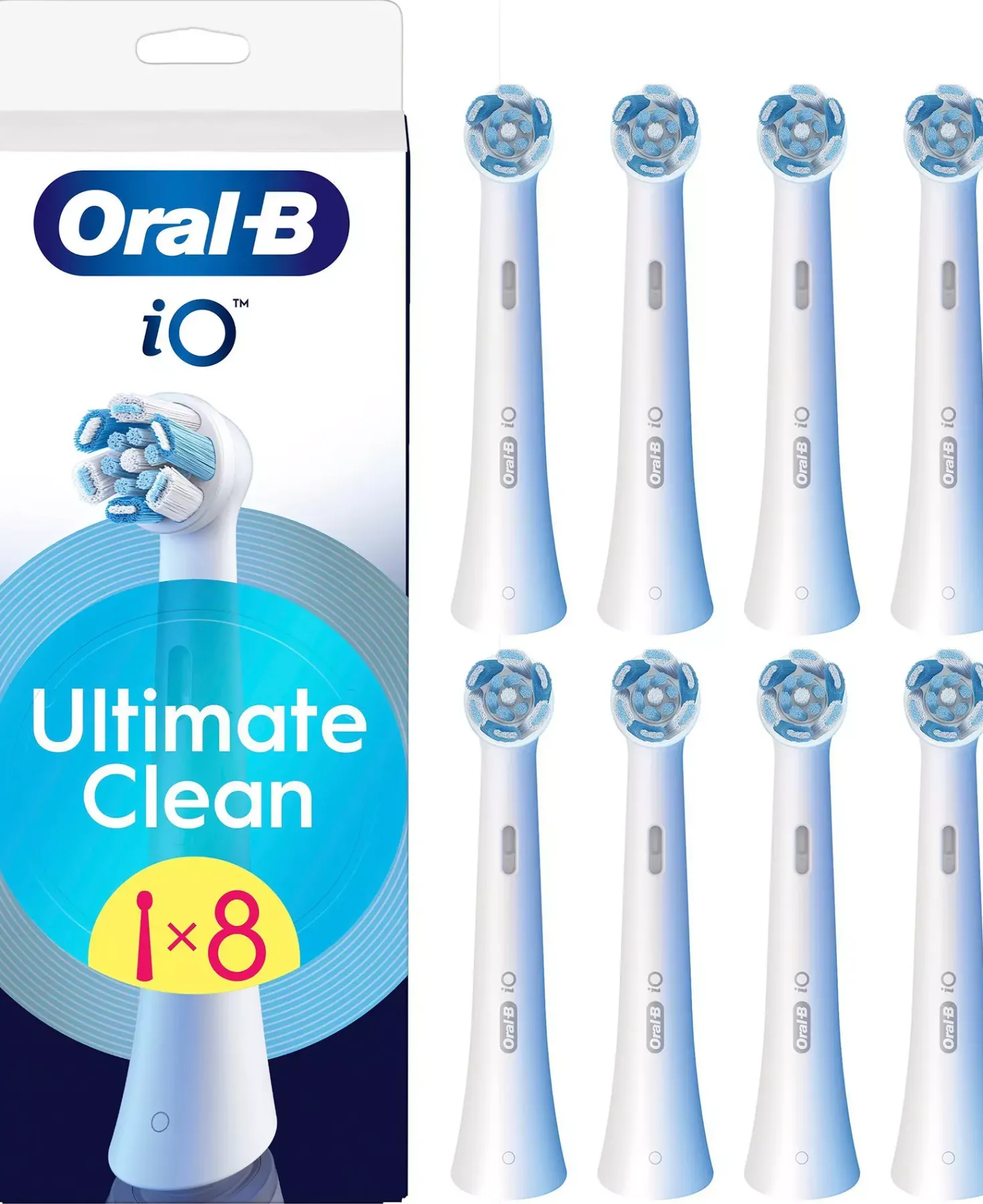 Oral B iO Ultimate Clean Toothbrush Heads Black