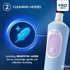 Oral B Pro Kids Electric Toothbrush 2 Brush heads Disney Frozen