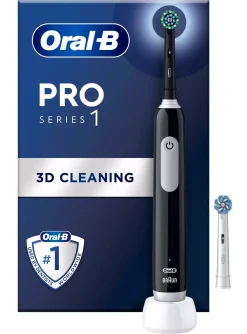 Oral B Pro Series 1 Electric Toothbrush Black Black