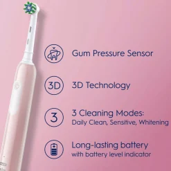 Oral B Pro Series 1 Electric Toothbrush Designed By Braun Pink