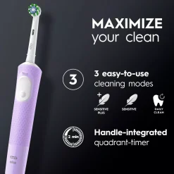 Oral B Vitality Pro Electric Toothbrush 2 Brush heads Black