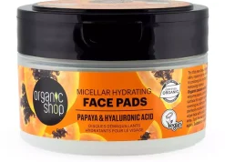 Organic Shop Micellar Hydrating Face Pads 20 pcs