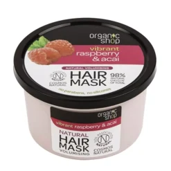 Organic Shop Volumising Hair Mask Raspberry & Acai 250 ml