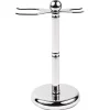 Parker Shaving Deluxe Chrome 2 Prong Shave Stand